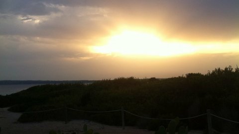 Formentera. Foto feta amb el mòbil. Agost de 2013