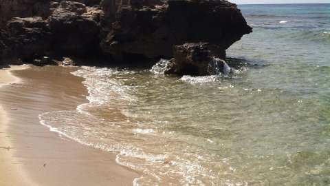 Formentera. Foto feta amb el mòbil. Agost de 2013