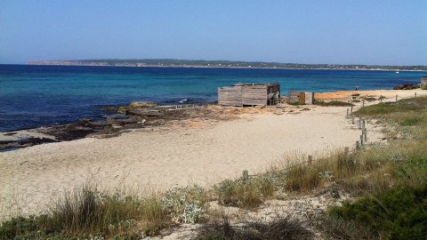 Formentera. Foto feta amb el mòbil. Agost de 2013