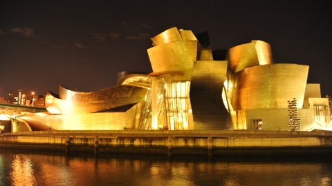 Bilbao. Museu Guggenheim. Ría de Bilbao. Desembre de 2012