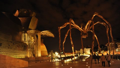 Bilbao. Museu Guggenheim. Ría de Bilbao. Desembre de 2012