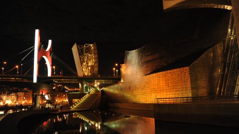 Bilbao. Museu Guggenheim. Ría de Bilbao. Desembre de 2012