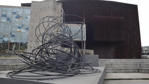 Bilbao. Euskalduna, ría de Bilbao. Desembre de 2012