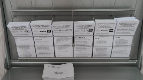 Eleccions municipals. Calella. 22 de maig de 2011