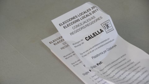 Eleccions municipals. Calella. 22 de maig de 2011