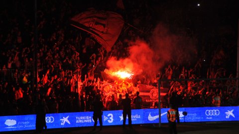Celebració del títol de Lliga 2010-2011 del Futbol Club Barcelona al Camp Nou. Barcelona. 13 de maig de 2011