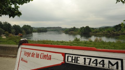 Miravet. Ribera d'Ebre. Catalunya. Riu Ebre. Abril de 2011