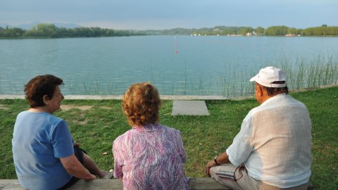 Estany de Banyoles. Pla de l'Estany. Agost de 2010