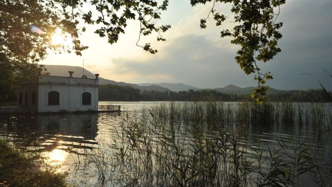 Estany de Banyoles. Pla de l'Estany. Agost de 2010