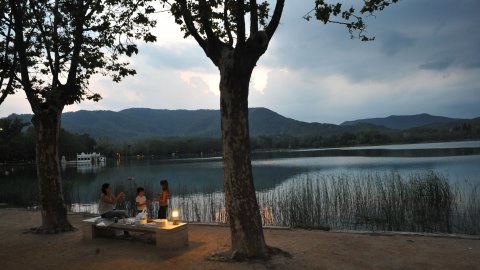 Estany de Banyoles. Pla de l'Estany. Agost de 2010