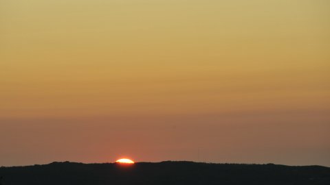 Posta de sol a Fixó (Forcarei). Agost 2009