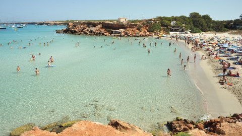 Formentera. Cala Saona. Agost de 2009