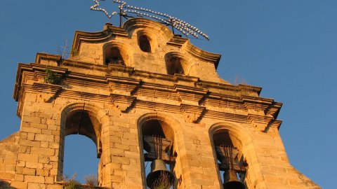 Església d'Horta de Sant Joan.Terra Alta. Juliol de 2008