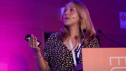 Catalunya Ràdio participa a Radiodays Europe per explicar l’estratègia amb els joves i el cas d'èxit d'Adolescents XL. Intervenció de Judith Argila i programa especial Popap amb Mariola Dinarès. Lisboa. 11 d'octubre de 2021 