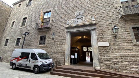 La tarda de Catalunya Ràdio al claustre de l’Institut d’Estudis Catalans (IEC). Barcelona. 4 de novembre de 2021