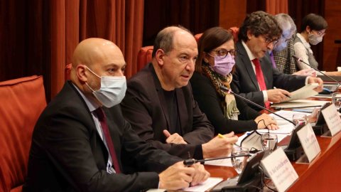 El director de Catalunya Ràdio i dels Mitjans Digitals de la CCMA, Saül Gordillo, compareix a la comissió de control de la CCMA al Parlament de Catalunya. Barcelona. 26 de novembre de 2021