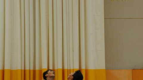 Marc Gordillo al partit de bàsquet infantil Vilassar de Mar-ASME. Vilassar de Mar. 31 d'octubre de 2021