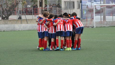 Marc Gordillo al partit de futbol aleví Vilassar de Mar-Vilassar de Dalt. Vilassar de Mar. Febrer de 2020