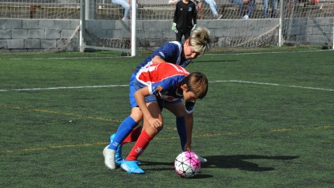 Marc Gordillo al partit de futbol aleví Vilassar de Mar-Europa. Vilassar de Mar. 22 de setembre de 2019