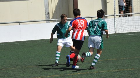 Marc Gordillo al partit de futbol infantil Juventus-Vilassar de Mar. Mataró. 8 de juny de 2021
