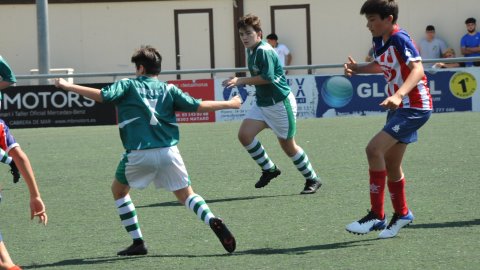 Marc Gordillo al partit de futbol infantil Juventus-Vilassar de Mar. Mataró. 8 de juny de 2021