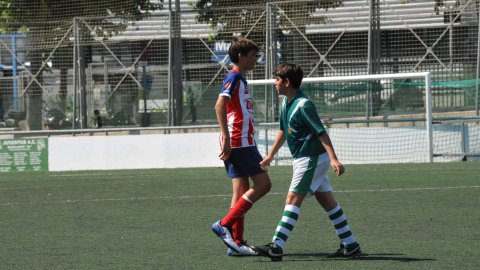 Marc Gordillo al partit de futbol infantil Juventus-Vilassar de Mar. Mataró. 8 de juny de 2021