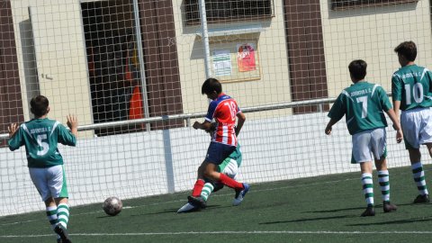 Marc Gordillo al partit de futbol infantil Juventus-Vilassar de Mar. Mataró. 8 de juny de 2021
