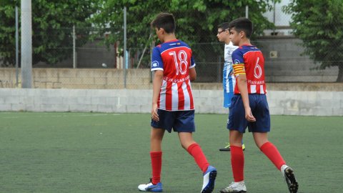 Marc Gordillo al partit de futbol infantil Vilassar de Mar-Molins. Vilassar de Mar. 13 de juny de 2021