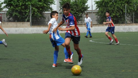 Marc Gordillo al partit de futbol infantil Vilassar de Mar-Molins. Vilassar de Mar. 13 de juny de 2021