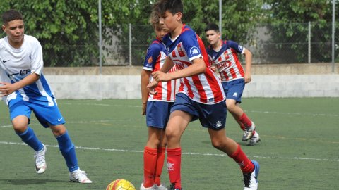 Marc Gordillo al partit de futbol infantil Vilassar de Mar-Molins. Vilassar de Mar. 13 de juny de 2021