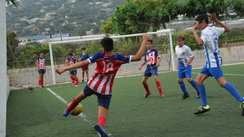 Marc Gordillo al partit de futbol infantil Vilassar de Mar-Molins. Vilassar de Mar. 13 de juny de 2021