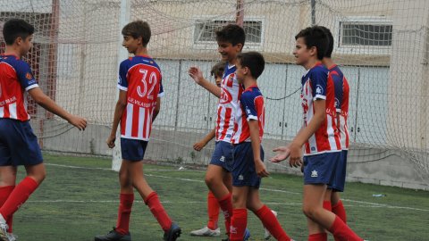 Marc Gordillo al partit de futbol infantil Vilassar de Mar-Molins. Vilassar de Mar. 13 de juny de 2021