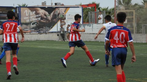 Marc Gordillo al partit de futbol infantil Vilassar de Mar-Molins. Vilassar de Mar. 13 de juny de 2021
