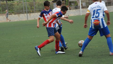 Marc Gordillo al partit de futbol infantil Vilassar de Mar-Molins. Vilassar de Mar. 13 de juny de 2021