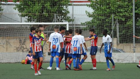 Marc Gordillo al partit de futbol infantil Vilassar de Mar-Molins. Vilassar de Mar. 13 de juny de 2021