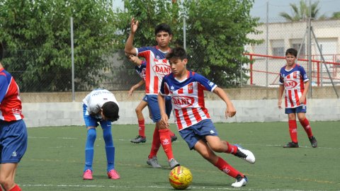 Marc Gordillo al partit de futbol infantil Vilassar de Mar-Molins. Vilassar de Mar. 13 de juny de 2021