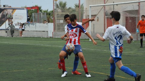 Marc Gordillo al partit de futbol infantil Vilassar de Mar-Molins. Vilassar de Mar. 13 de juny de 2021