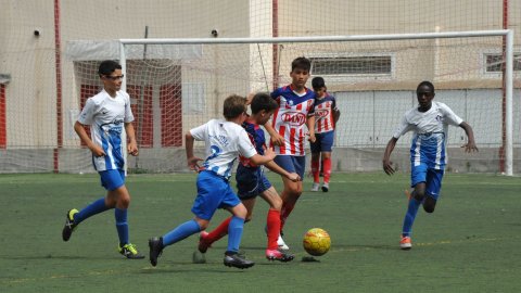 Marc Gordillo al partit de futbol infantil Vilassar de Mar-Molins. Vilassar de Mar. 13 de juny de 2021