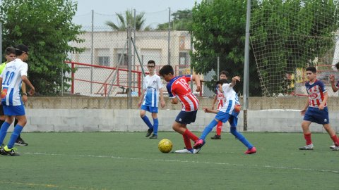 Marc Gordillo al partit de futbol infantil Vilassar de Mar-Molins. Vilassar de Mar. 13 de juny de 2021