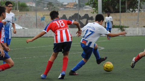 Marc Gordillo al partit de futbol infantil Vilassar de Mar-Molins. Vilassar de Mar. 13 de juny de 2021