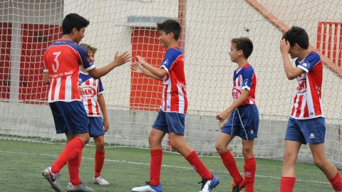 Marc Gordillo al partit de futbol infantil Vilassar de Mar-Molins. Vilassar de Mar. 13 de juny de 2021