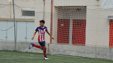 Marc Gordillo al partit de futbol infantil Vilassar de Mar-Molins. Vilassar de Mar. 13 de juny de 2021