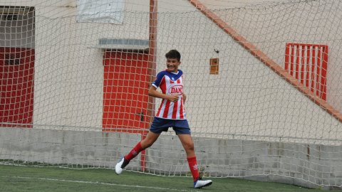 Marc Gordillo al partit de futbol infantil Vilassar de Mar-Molins. Vilassar de Mar. 13 de juny de 2021