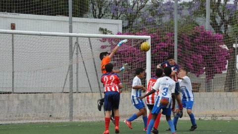 Marc Gordillo al partit de futbol infantil Vilassar de Mar-Molins. Vilassar de Mar. 13 de juny de 2021