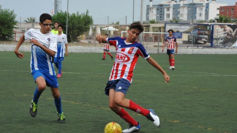 Marc Gordillo al partit de futbol infantil Vilassar de Mar-Molins. Vilassar de Mar. 13 de juny de 2021