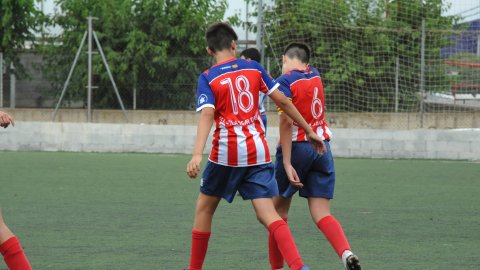 Marc Gordillo al partit de futbol infantil Vilassar de Mar-Molins. Vilassar de Mar. 13 de juny de 2021