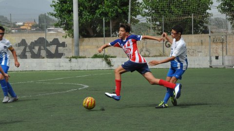 Marc Gordillo al partit de futbol infantil Vilassar de Mar-Molins. Vilassar de Mar. 13 de juny de 2021