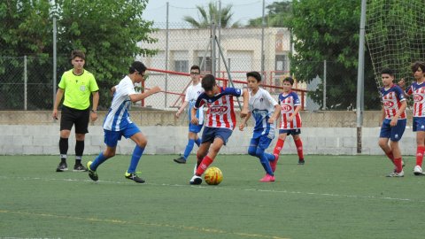 Marc Gordillo al partit de futbol infantil Vilassar de Mar-Molins. Vilassar de Mar. 13 de juny de 2021
