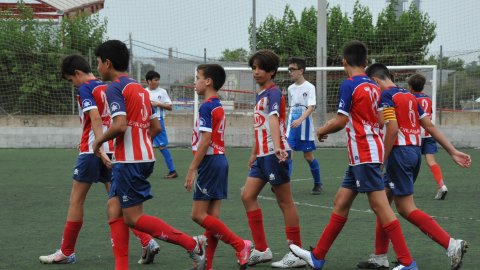 Marc Gordillo al partit de futbol infantil Vilassar de Mar-Molins. Vilassar de Mar. 13 de juny de 2021
