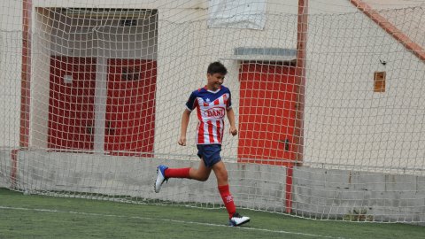 Marc Gordillo al partit de futbol infantil Vilassar de Mar-Molins. Vilassar de Mar. 13 de juny de 2021